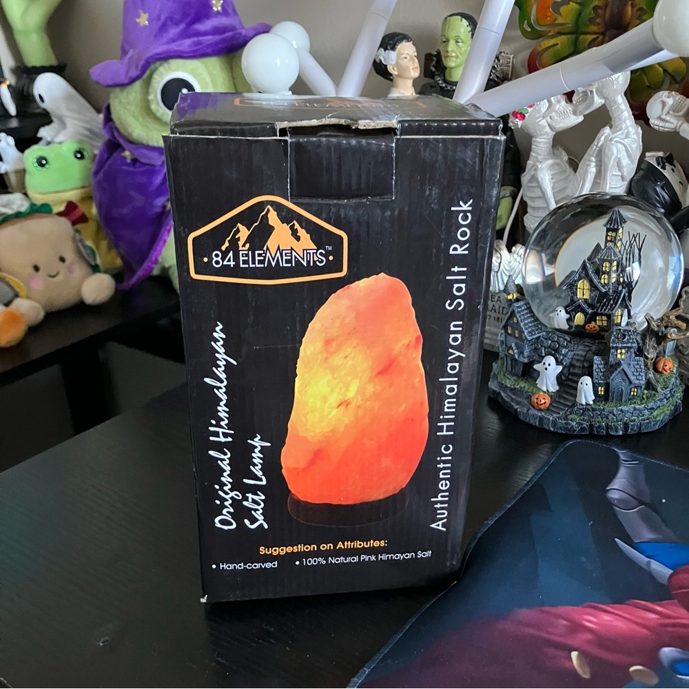 Hot Topic Himalayan Salt Lamp - Pink and Black